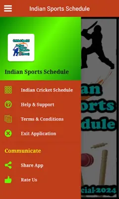 Indian Sports Schedule android App screenshot 10